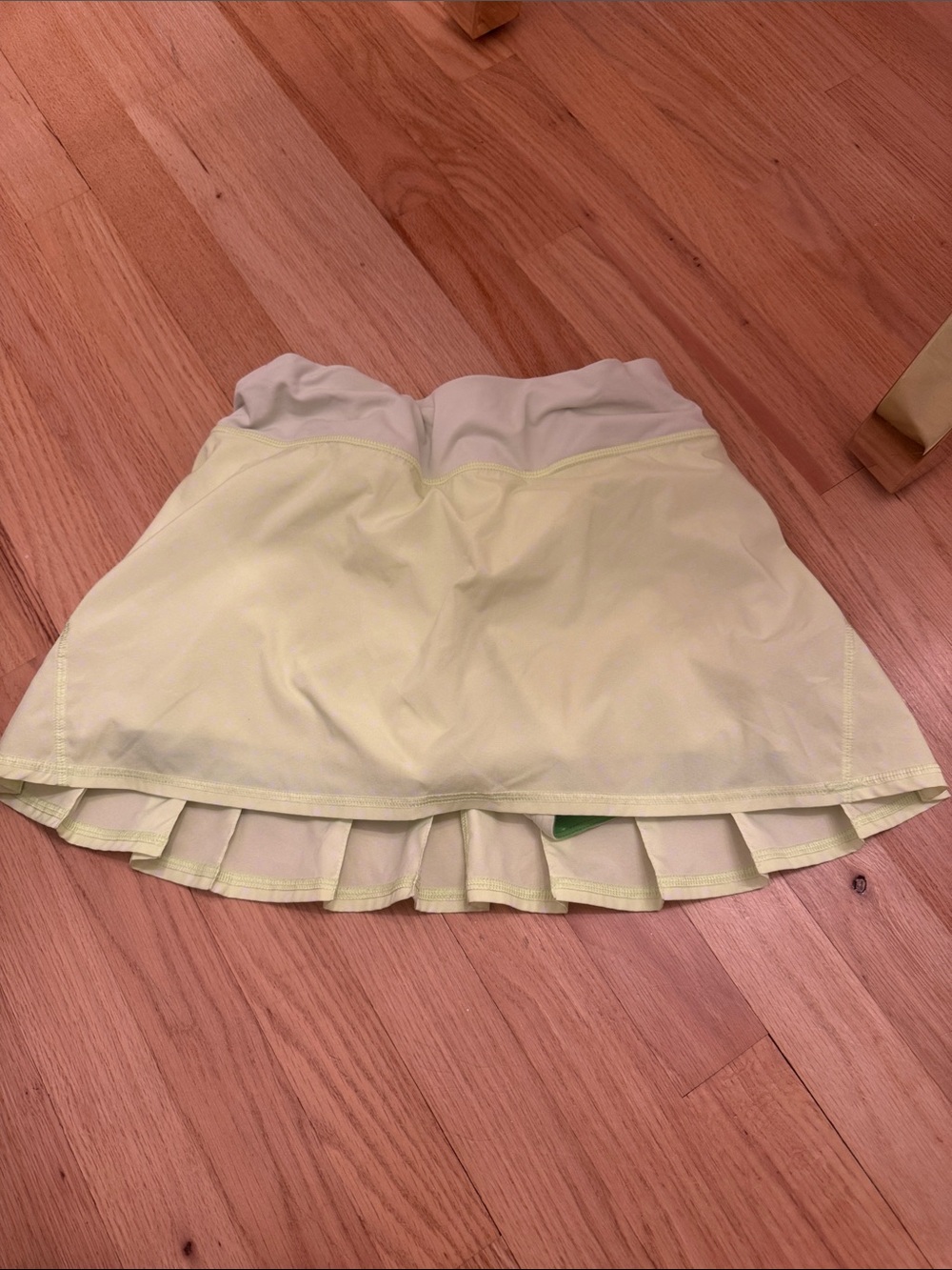 lululemon athletica Light Yellow Athletic Skirt